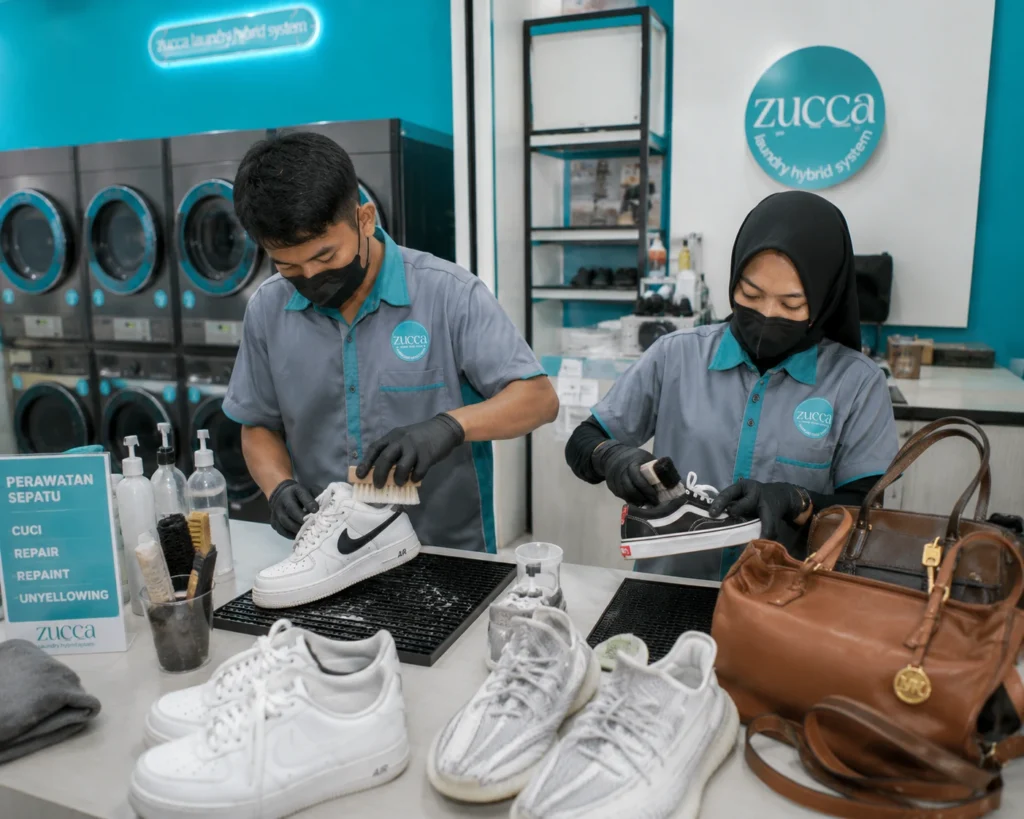 laundry sepatu dan laundry tas malang terbaik
