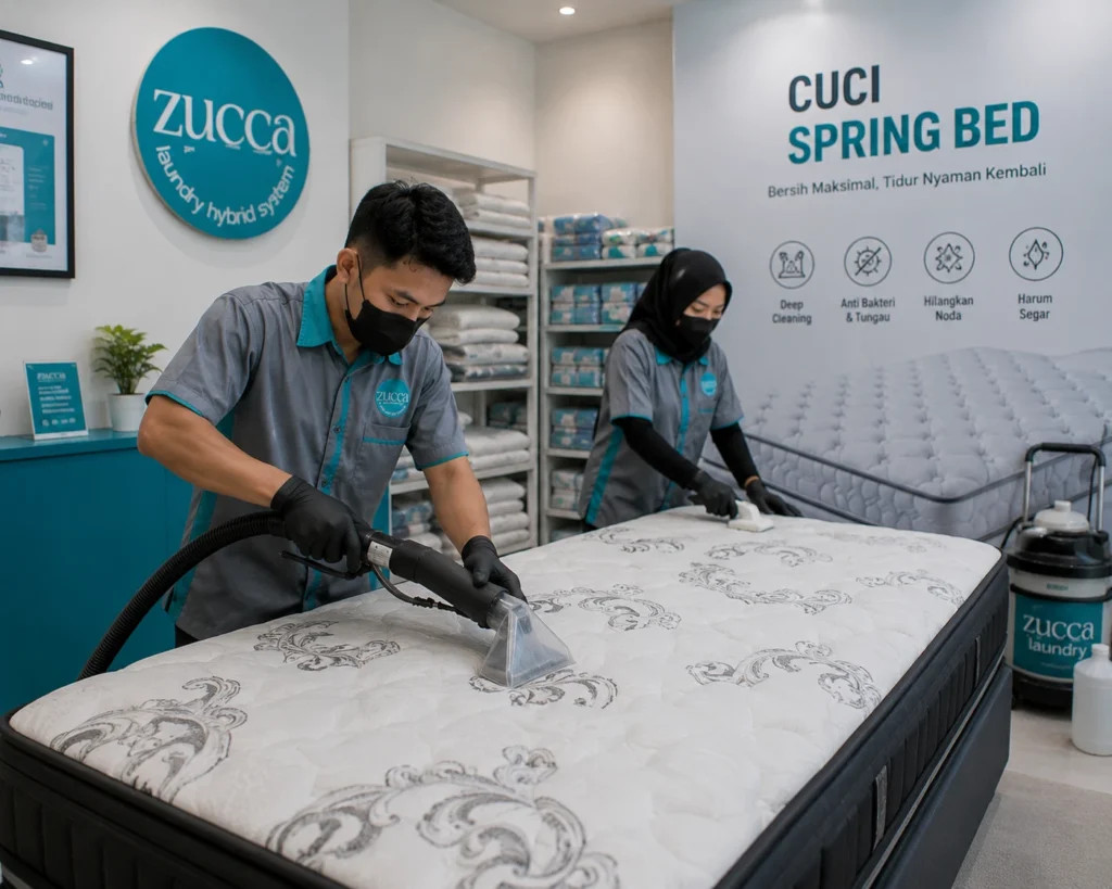 laundry cuci springbed malang